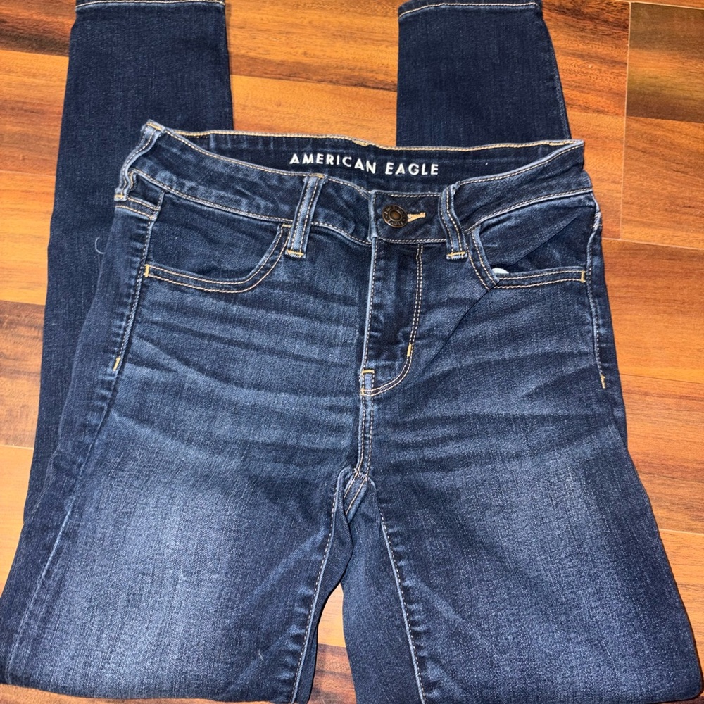 American Eagle Outfitters Women’s Dark Indigo Skinny Jeans